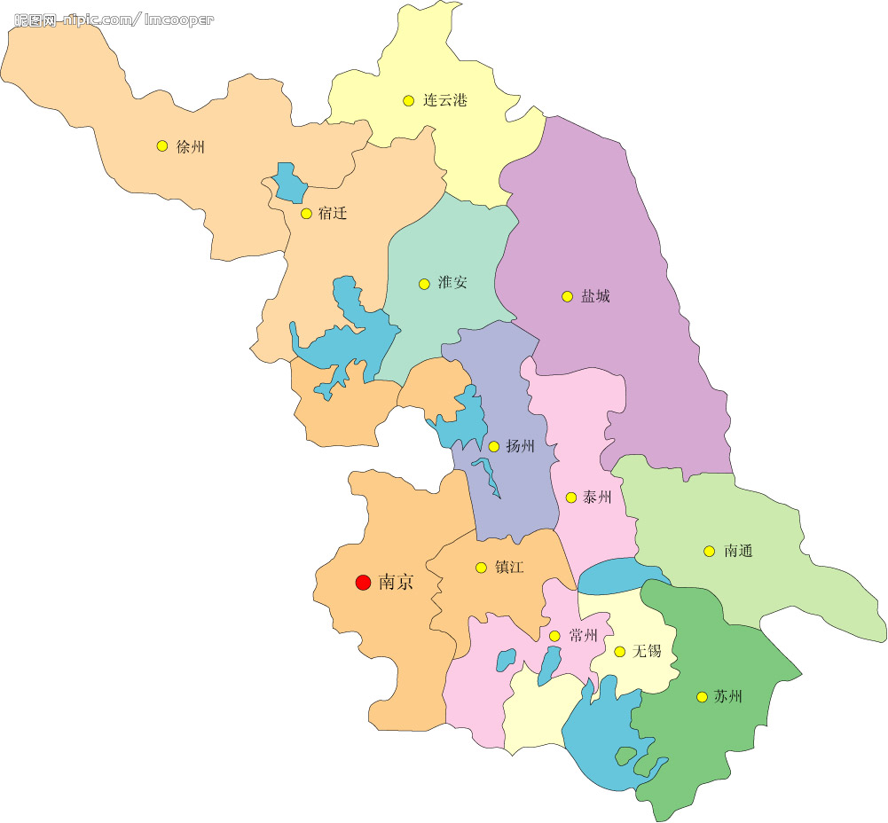 江苏省地图 简图图片